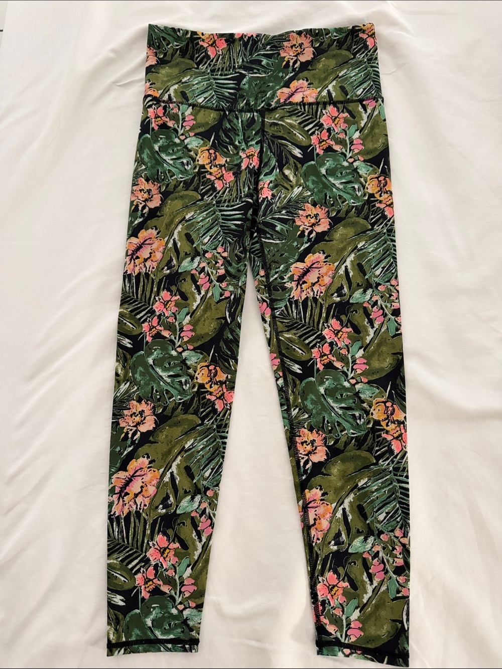 Cotton On Body Tropical Floral Green Leggings
